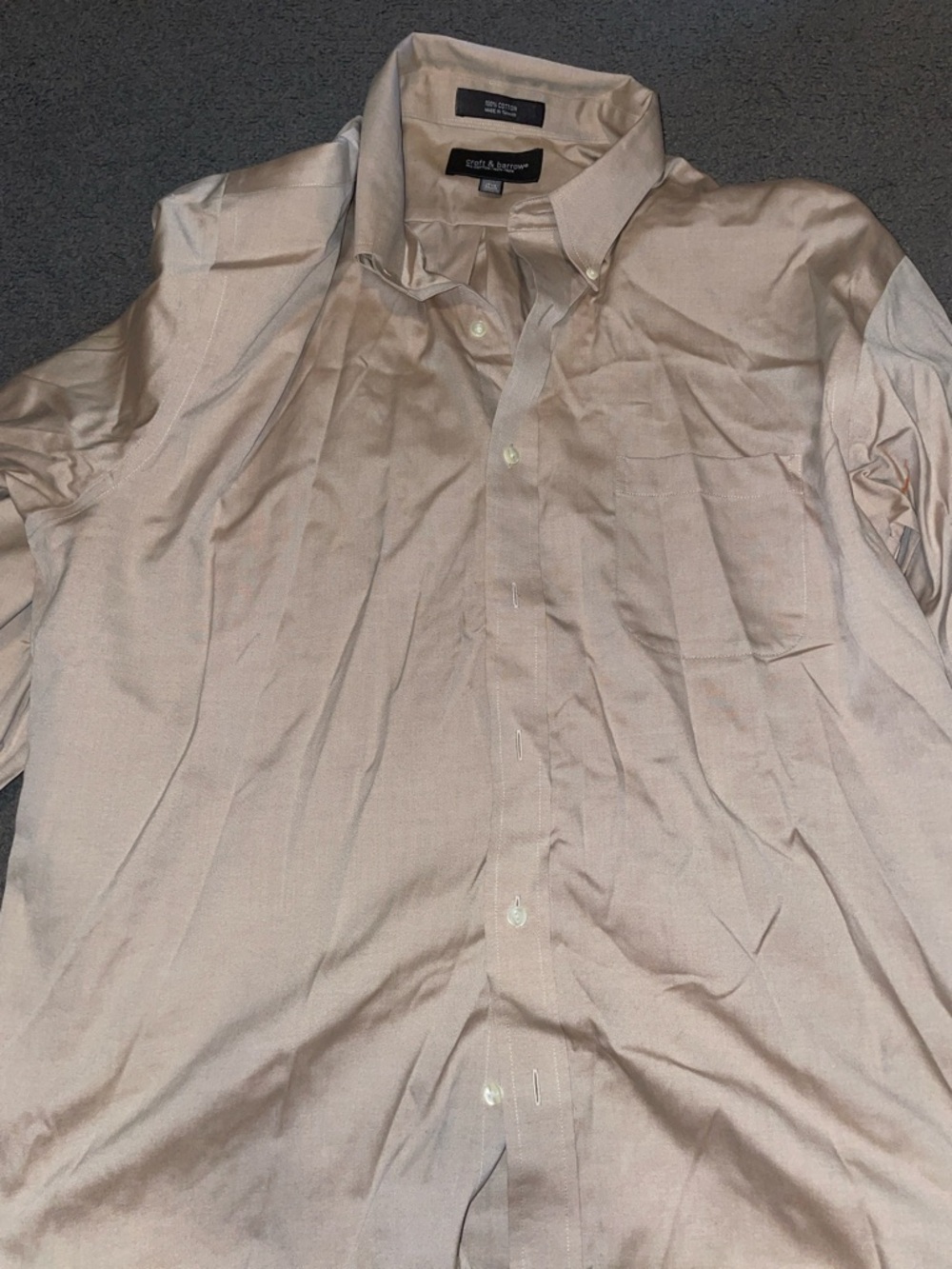 croft & barrow Men's Button-Down Dress Shirt - Blush Pink
